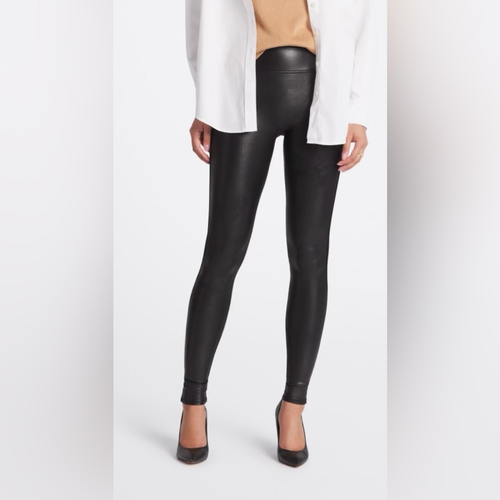 Spanx faux leather leggings